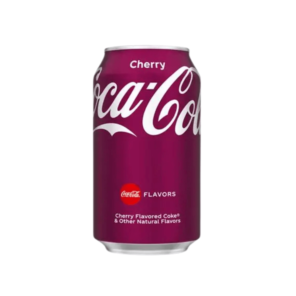 coca cola cherry lata 350ml importada coca cola cherry lata 350ml importada